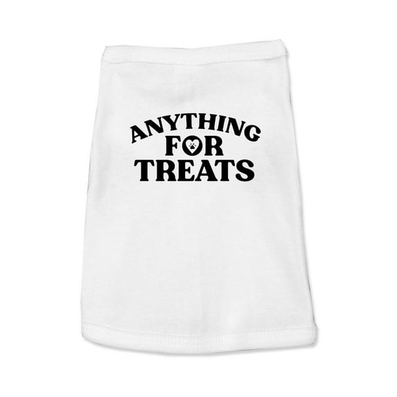 Anything For Treats Pet Tank Top -Smartprints Designs, XX-Large