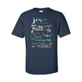 thumbnail image 1 of Anything Is Possible Christian Unisex Short Sleeve T-shirt-Navy-2XL, 1 of 4