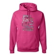 thumbnail image 1 of Anything is Possible Inspiring Religious Inspirational/Christian Unisex Graphic Hoodie Sweatshirt, Fuschia, 3XL, 1 of 3