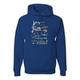 thumbnail image 1 of Anything is Possible Inspiring Religious Inspirational/Christian Unisex Graphic Hoodie Sweatshirt, Royal, Large, 1 of 3