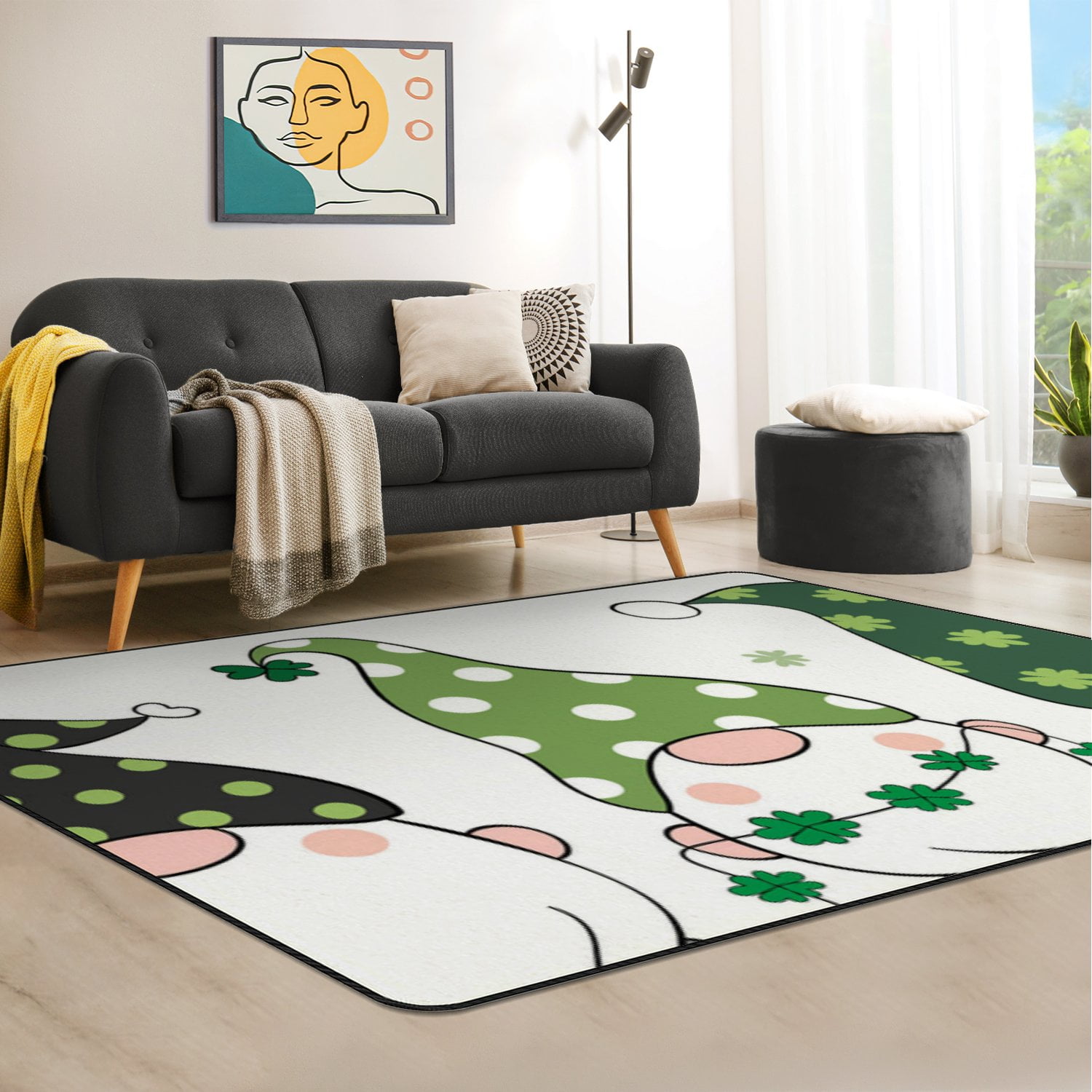Anyway.go Carpet Indoor Non-Slip Soft Rugs Decorative Carpets for ...