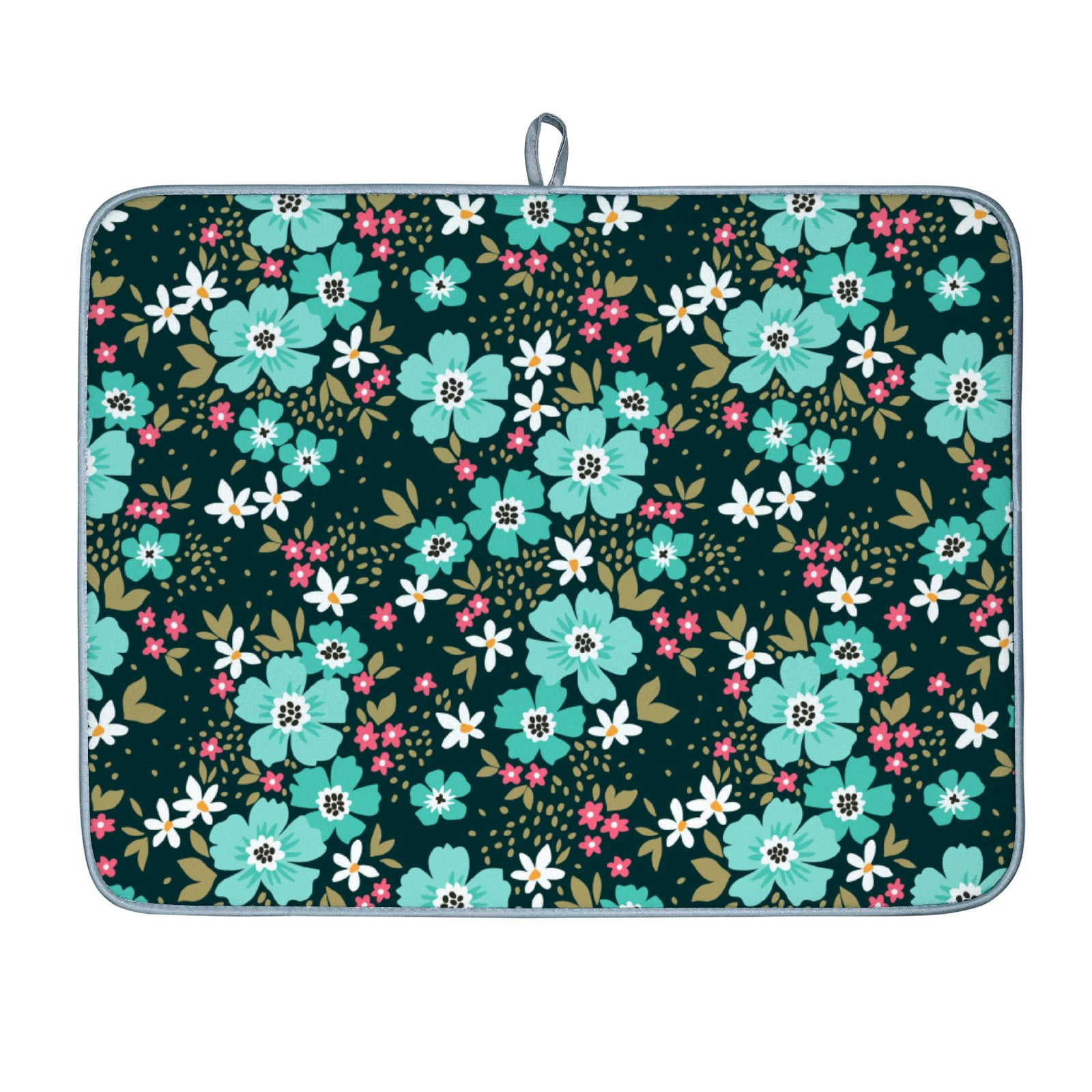 Anyway.go Dish Drying Mat Absorbent Reversible Drying Pad Dish Drainer ...