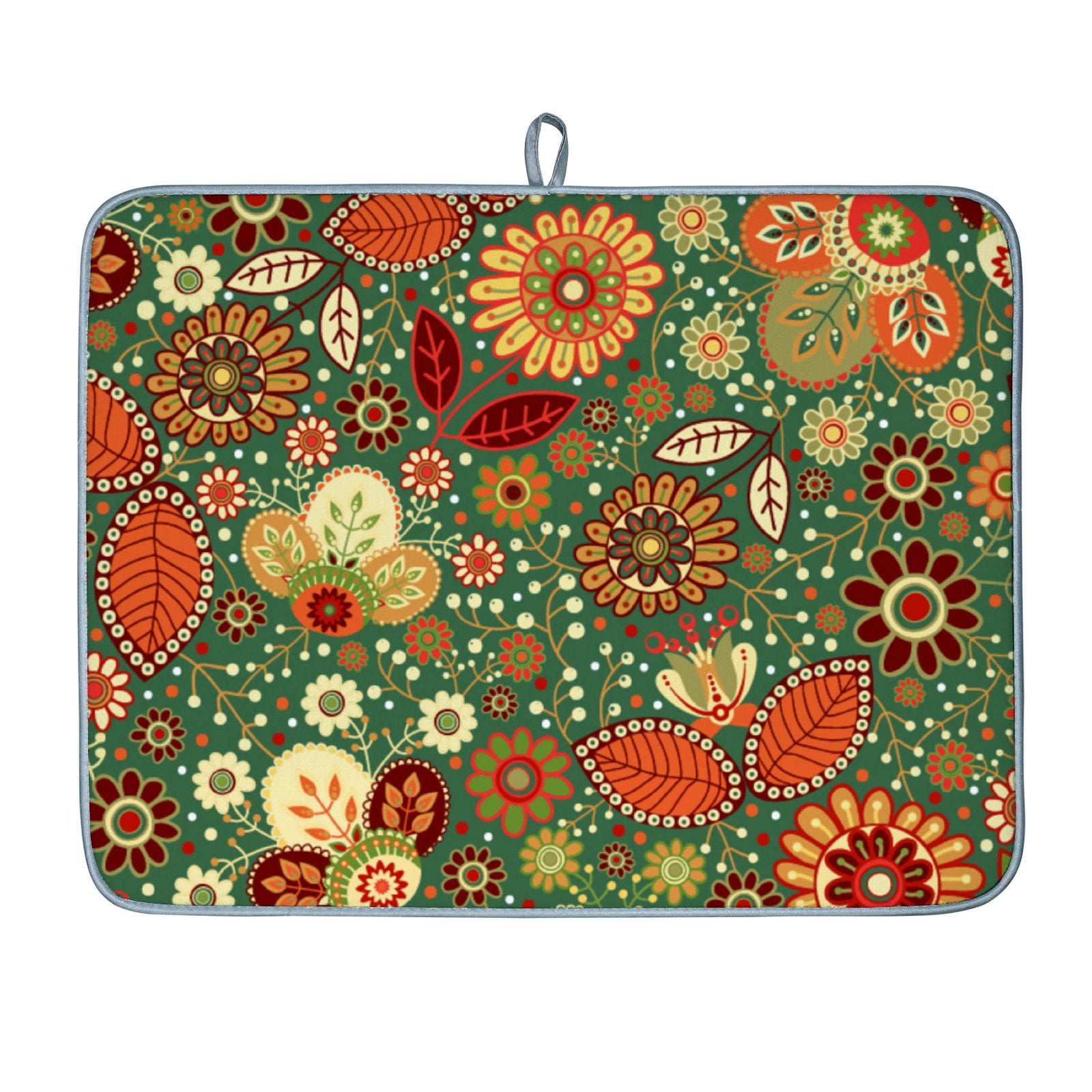 Anyway.go Dish Drying Mat Absorbent Reversible Drying Pad Dish Drainer ...