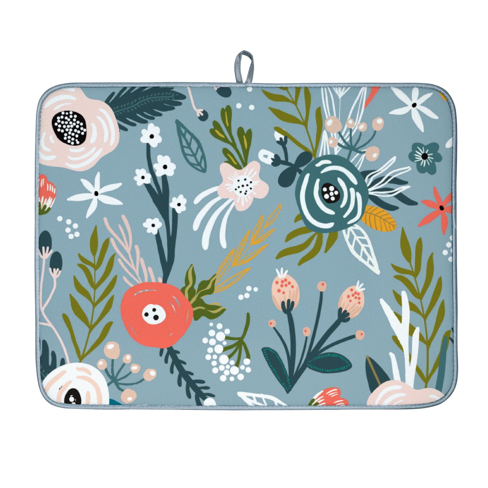 Anyway.go Dish Drying Mat Absorbent Reversible Drying Pad Dish Drainer ...