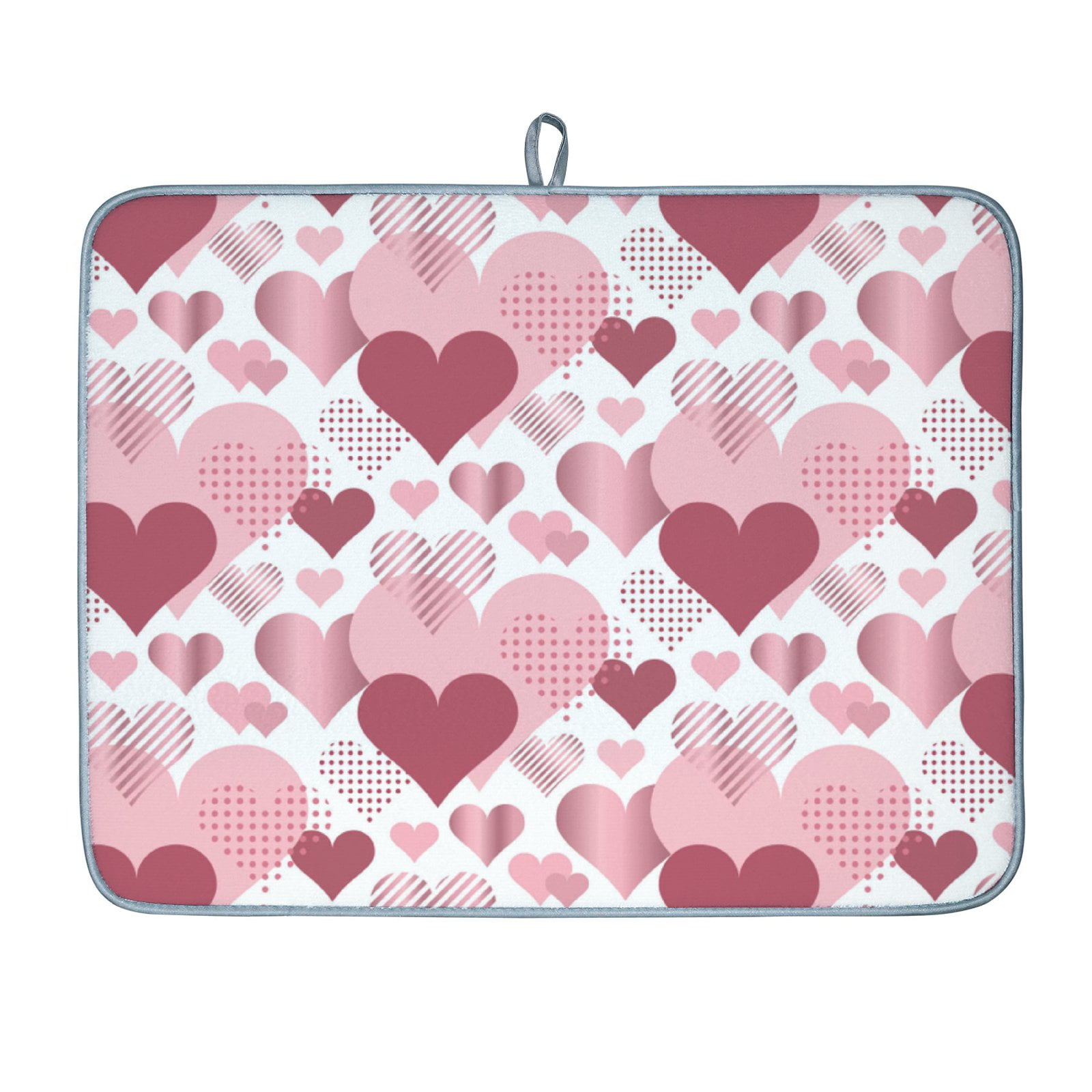 Anyway.go Dish Drying Mat Absorbent Reversible Drying Pad Dish Drainer