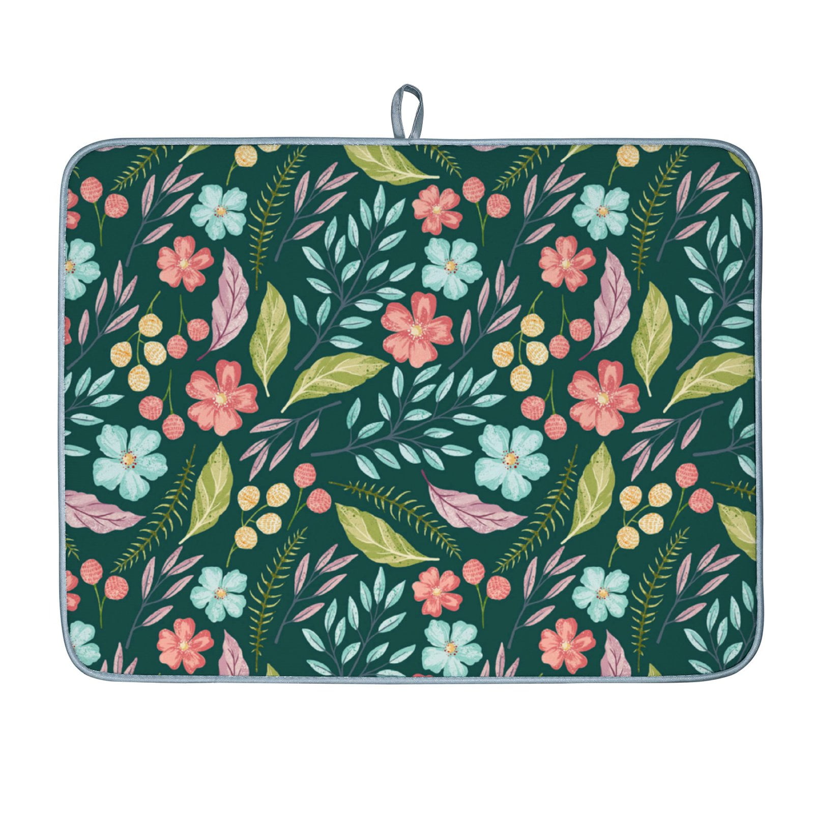 Anyway.go Dish Drying Mat Absorbent Reversible Drying Pad Dish Drainer ...