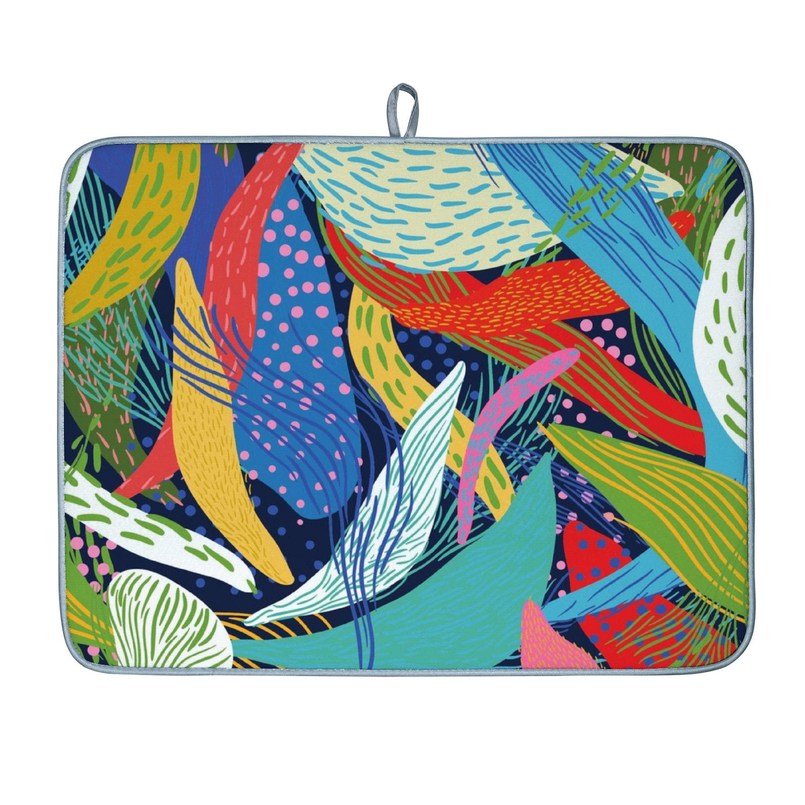 Anyway.go Dish Drying Mat Absorbent Reversible Drying Pad Dish Drainer ...