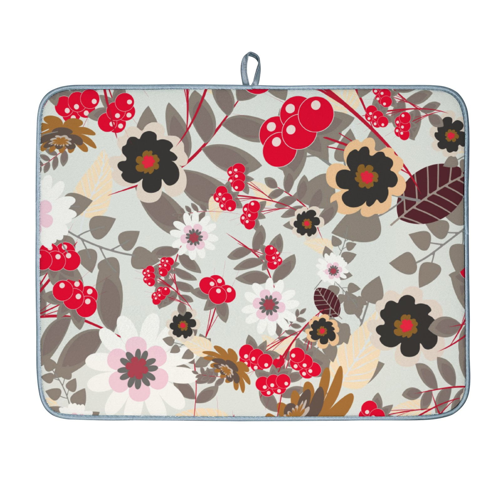 Anyway.go Dish Drying Mat Absorbent Reversible Drying Pad Dish Drainer ...