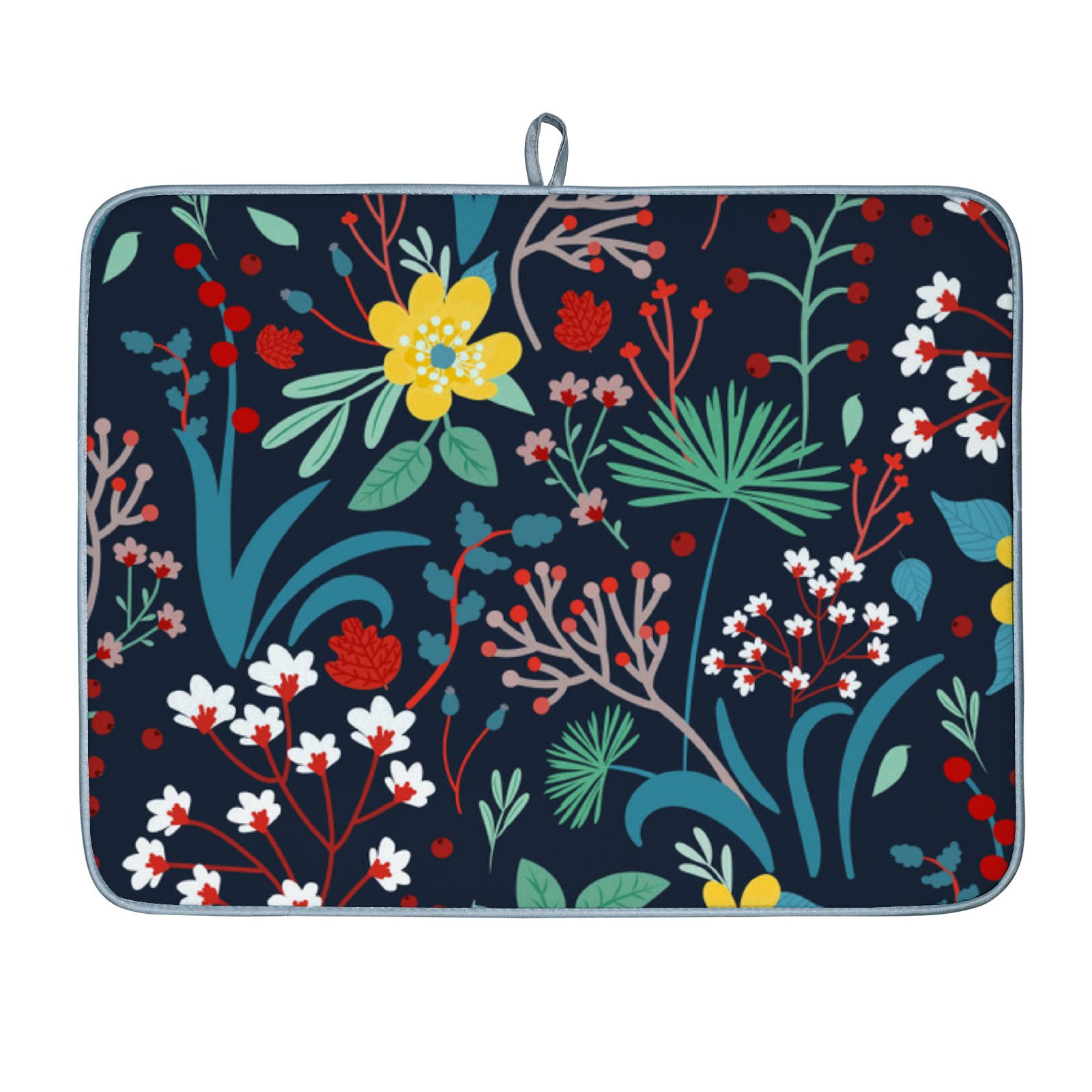 Anyway.go Dish Drying Mat Absorbent Reversible Drying Pad Dish Drainer ...