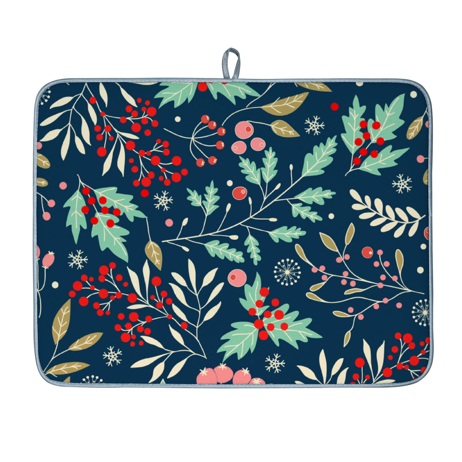 Anyway.go Dish Drying Mat Absorbent Reversible Drying Pad Dish Drainer ...