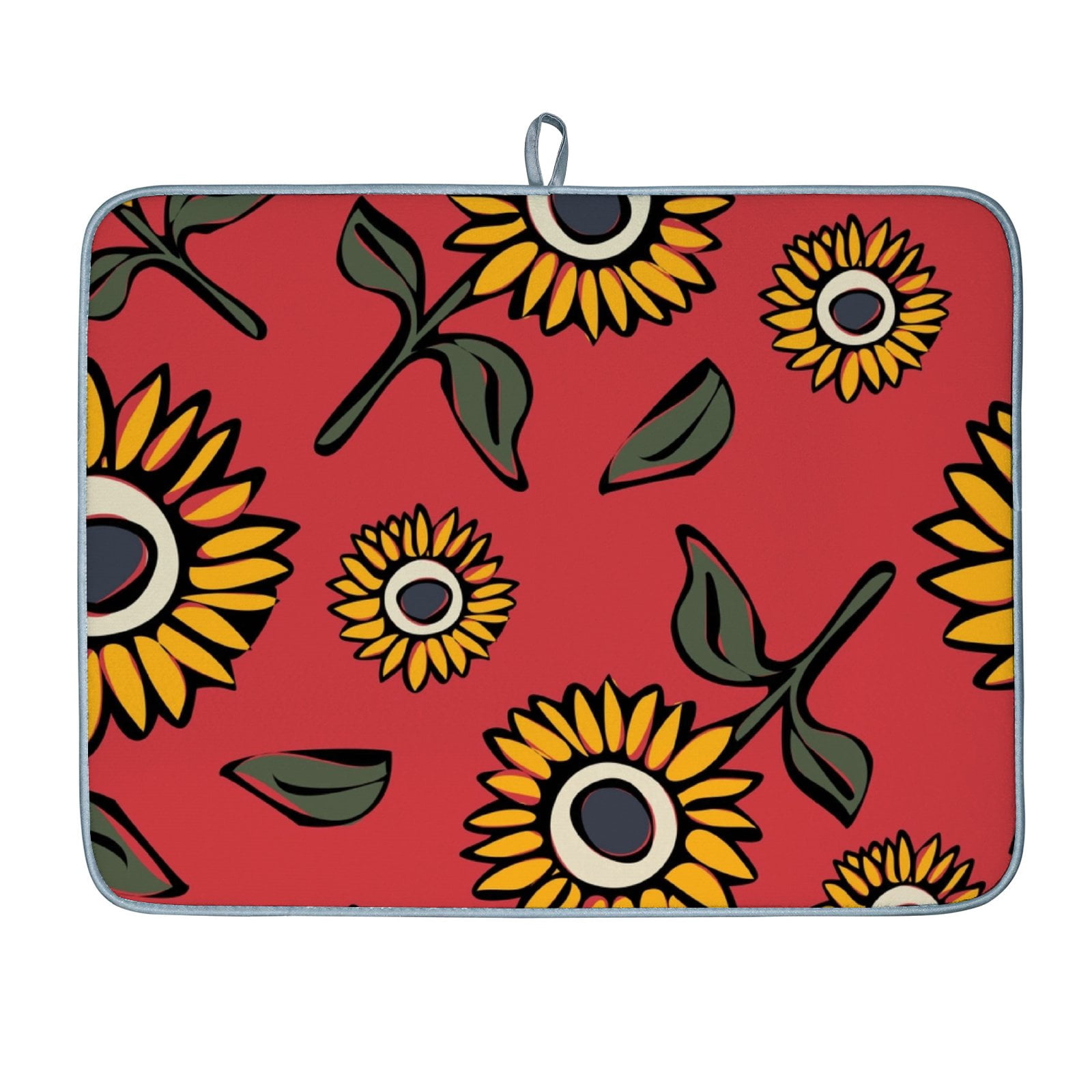 Taupe Reversible Dish Drying Mat main image 1