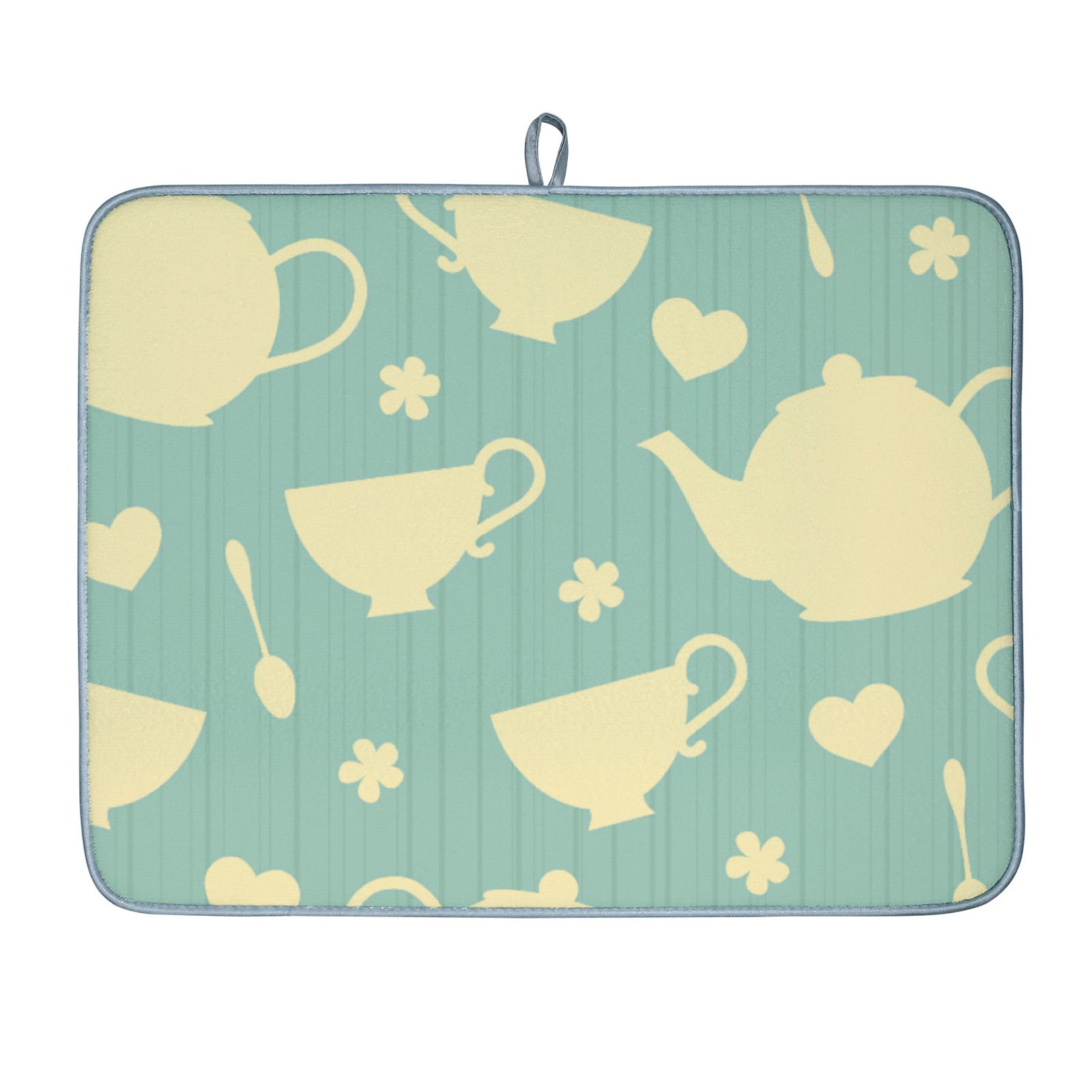 Navy Reversible Dish Drying Mat 40x48 cm main image 1