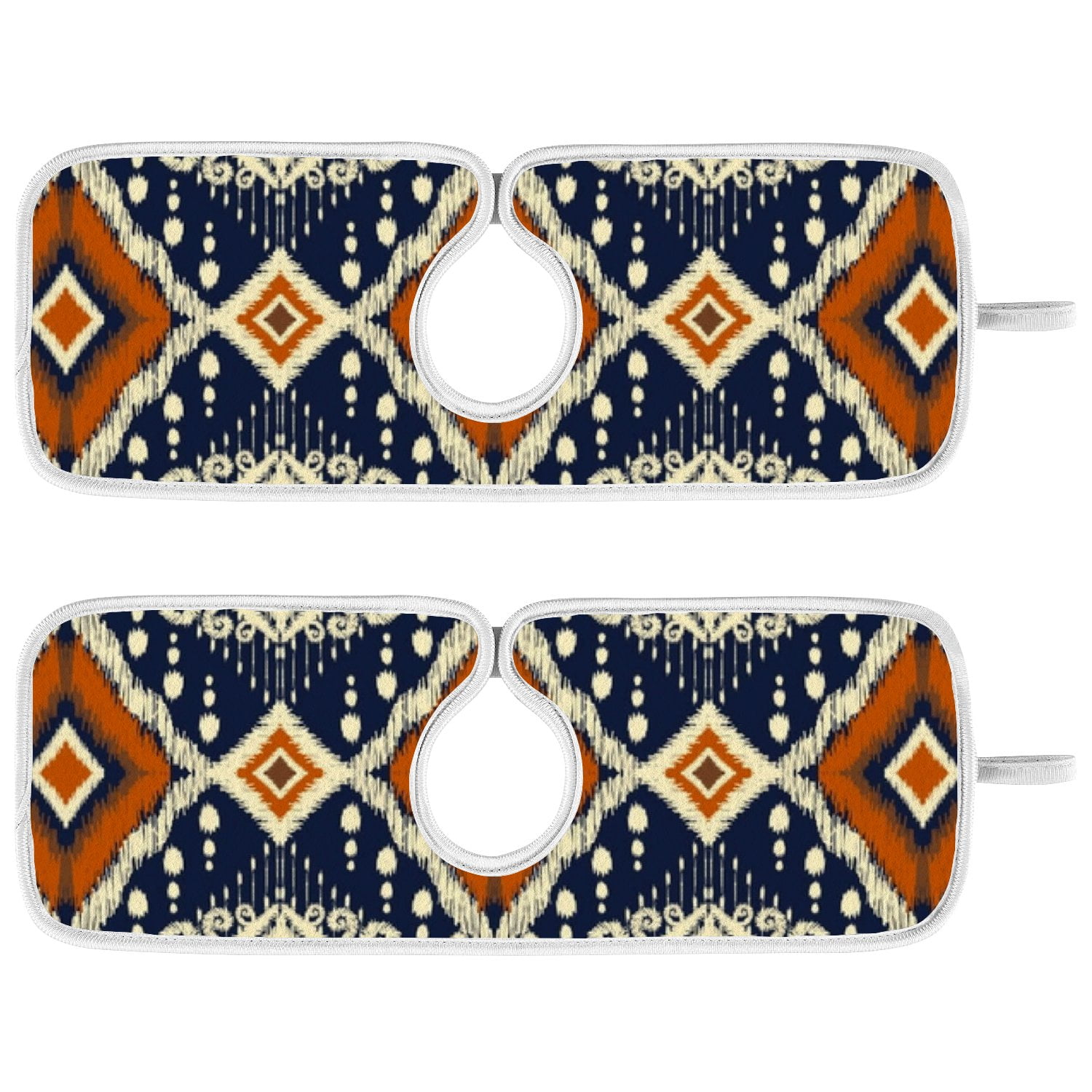 Anyway.go Faucet Drying Mat 2 Pack, Washable Faucet Absorbent Mat Sink