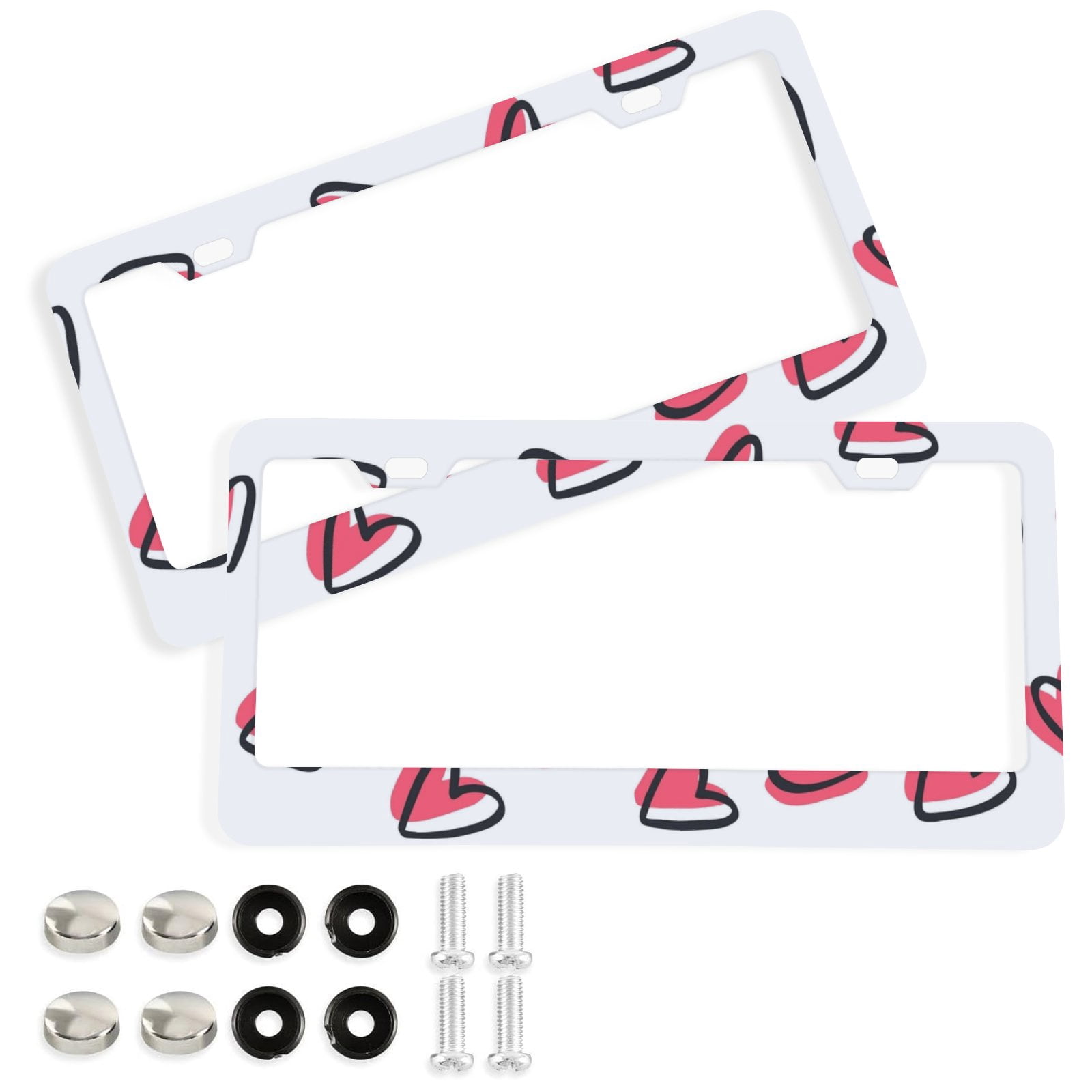 Anyway.go License Plate Frame, Decorative Aluminum Car Tag Frames, 2 ...