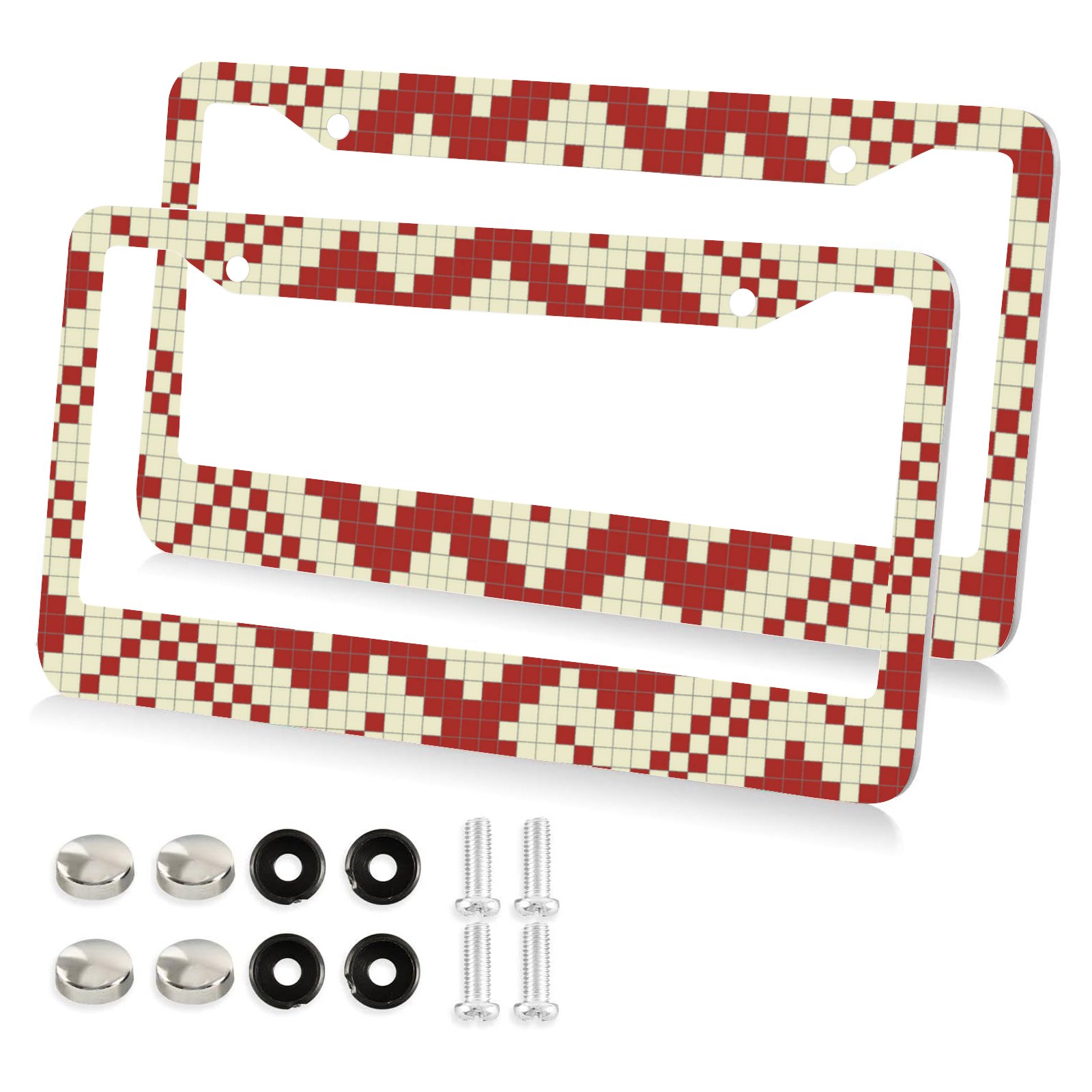 Anyway.go License Plate Frame, Decorative Aluminum Car Tag Frames, 2 ...