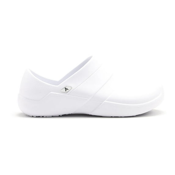 Anywear Journey Women's Healthcare Professional Injected Medical Slip on, 9, White