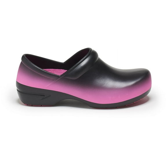 Anywear SR Angel Nursing Shoes Women- Clogs for Women & Men Chefs Kitchen Nurses Waterproof Non Slip Work Shoes Slip On Shoes Women, 8, Electric Pink Fade