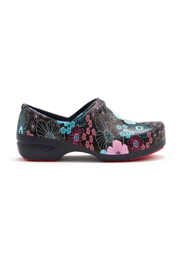 SRANGEL Women's Healthcare Professional Closed Back Clog, 8, Pewter Stylish Garden