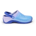 thumbnail image 1 of Anywear Zone Men and Women Clog Nurse Shoes, Waterproof, Non-Slip Work Shoes for Healthcare, and Food Service, 10, Violet Fade, 1 of 6
