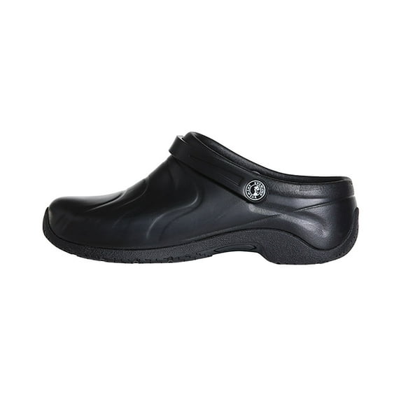 Anywear Zone Women's Healthcare Professional Injected Clog with Backstrap, 11 (Wide), Black