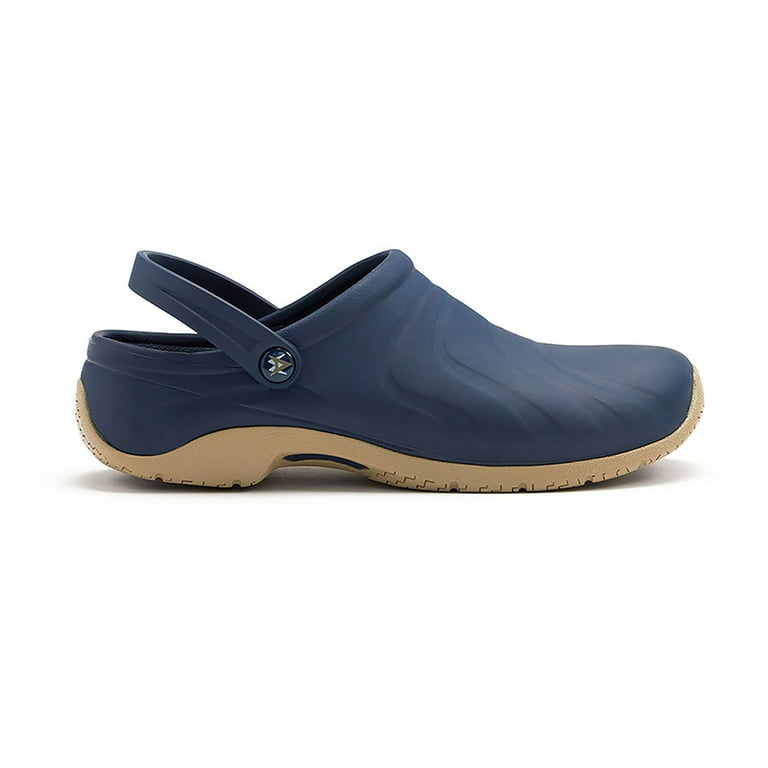 Anywear Zone Women s Healthcare Professional Injected Clog with Backstrap 7W Navy Wide Walmart