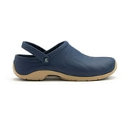Anywear Zone Womens Healthcare Professional Injected Clog with Backstrap, 9, Navy