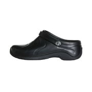 ANYWEAR Zone Women's Healthcare Professional Injected Clog with Backstrap, 7, Black