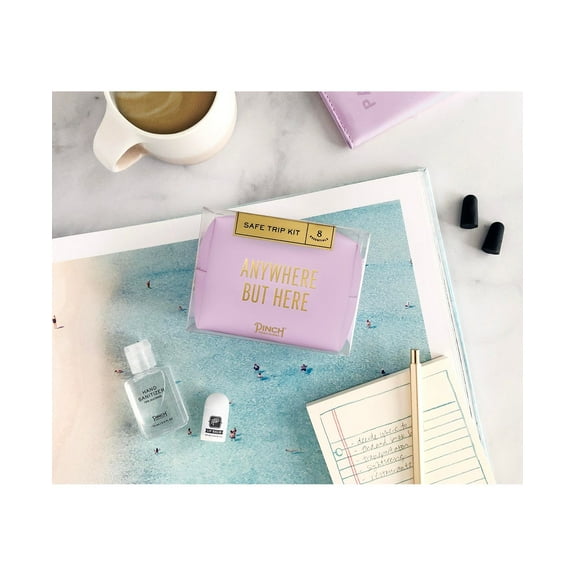 Anywhere But Here Safe Trip Kit, Lilac,