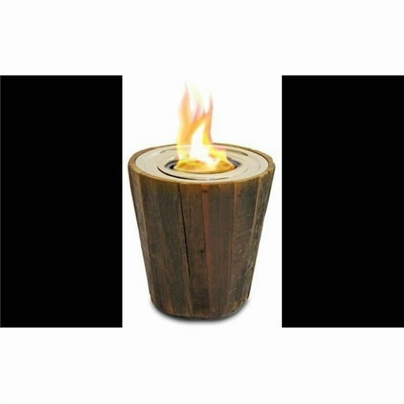 Anywhere Fireplace 90220 13 oz Indoor & Outdoor Montauk Reclaimed Wood Fire Bowl