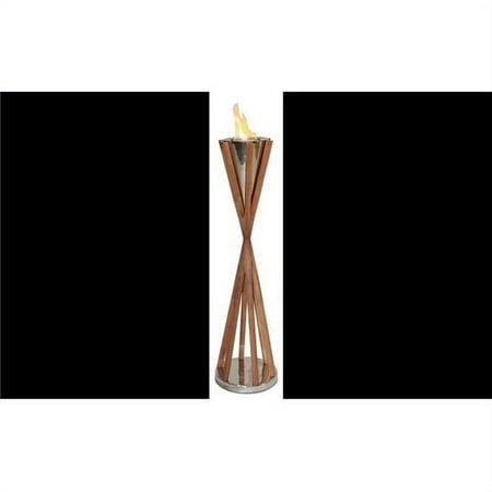 Anywhere Fireplace 90219 13 oz Indoor & Outdoor Southampton Teak Medium Fireplace