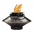 thumbnail image 1 of Anywhere Fireplace 90237 2 in 1 Saturn Fireplace Lantern, Silver, 1 of 4
