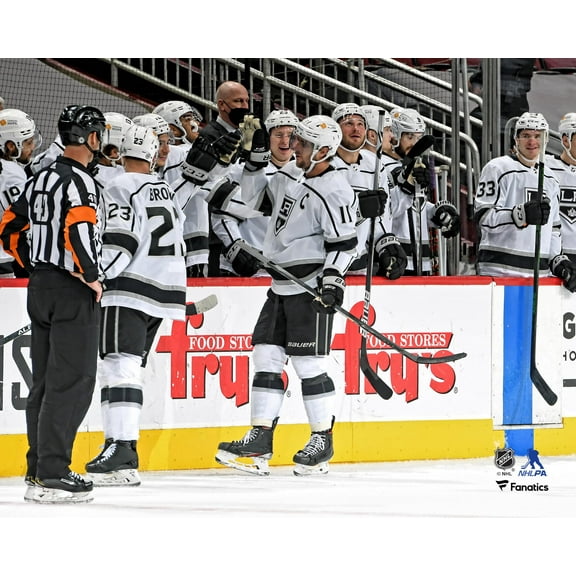 Anze Kopitar Los Angeles Kings Unsigned 1000th Point Celebration Photograph