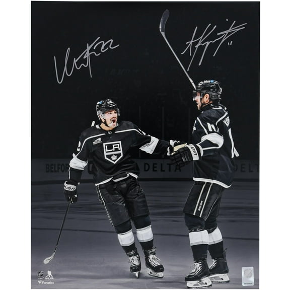 Anze Kopitar and Kevin Fiala Los Angeles Kings Autographed 16" x 20" Dual Photograph - Fanatics Authentic Certified