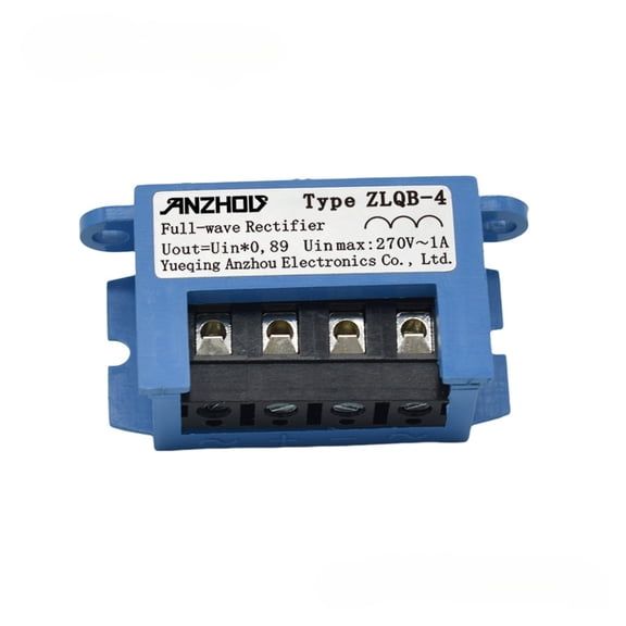 Anzhou Full Wave Rectifier Type ZLQB-4 Motor Brake Module Brake Rectifier Power Supply 270V1A Stable Brake Rectifier Power Supply for Industrial Motor Braking Systems