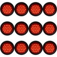 Anzio 24LED Round Truck Trailer UTE UTV Stop Tail Brake Reverse Light