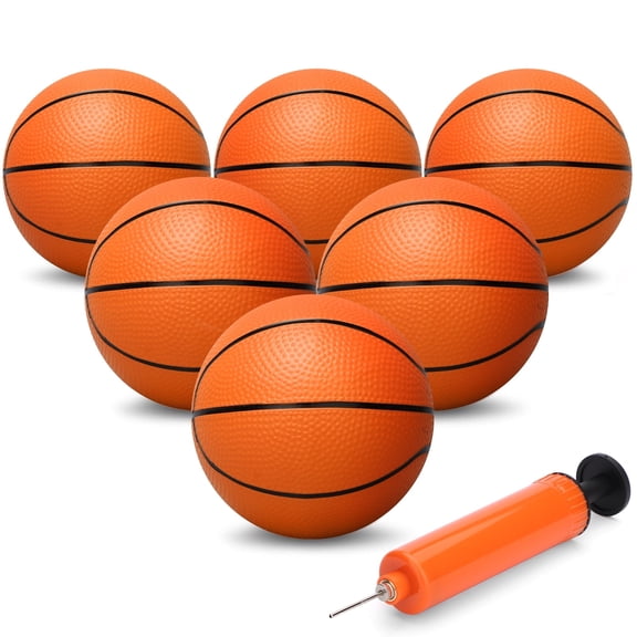 Anzmtosn Mini Indoor Basketball with Pump, Size 5