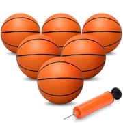 Anzmtosn Mini Indoor Basketball with Pump, Size 5