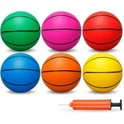 Anzmtosn Mini Rubber Basketball, Size 6"