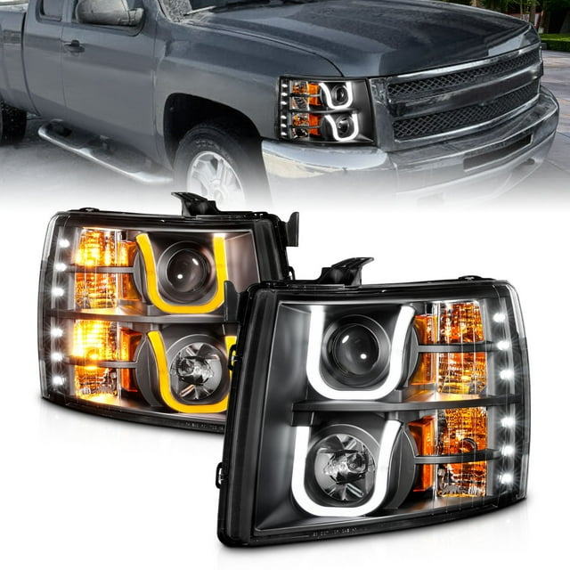 Anzo Usa 111384 Projector Headlight Set Fits select: 2007-2013 ...