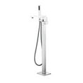 thumbnail image 1 of Anzzi Fs-Az0037 Khone Floor Mounted Tub Filler Trim - Chrome, 1 of 5