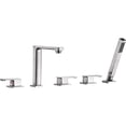 thumbnail image 1 of Anzzi Fr-Az102 Shore Deck Mounted Roman Tub Filler - Nickel, 1 of 7