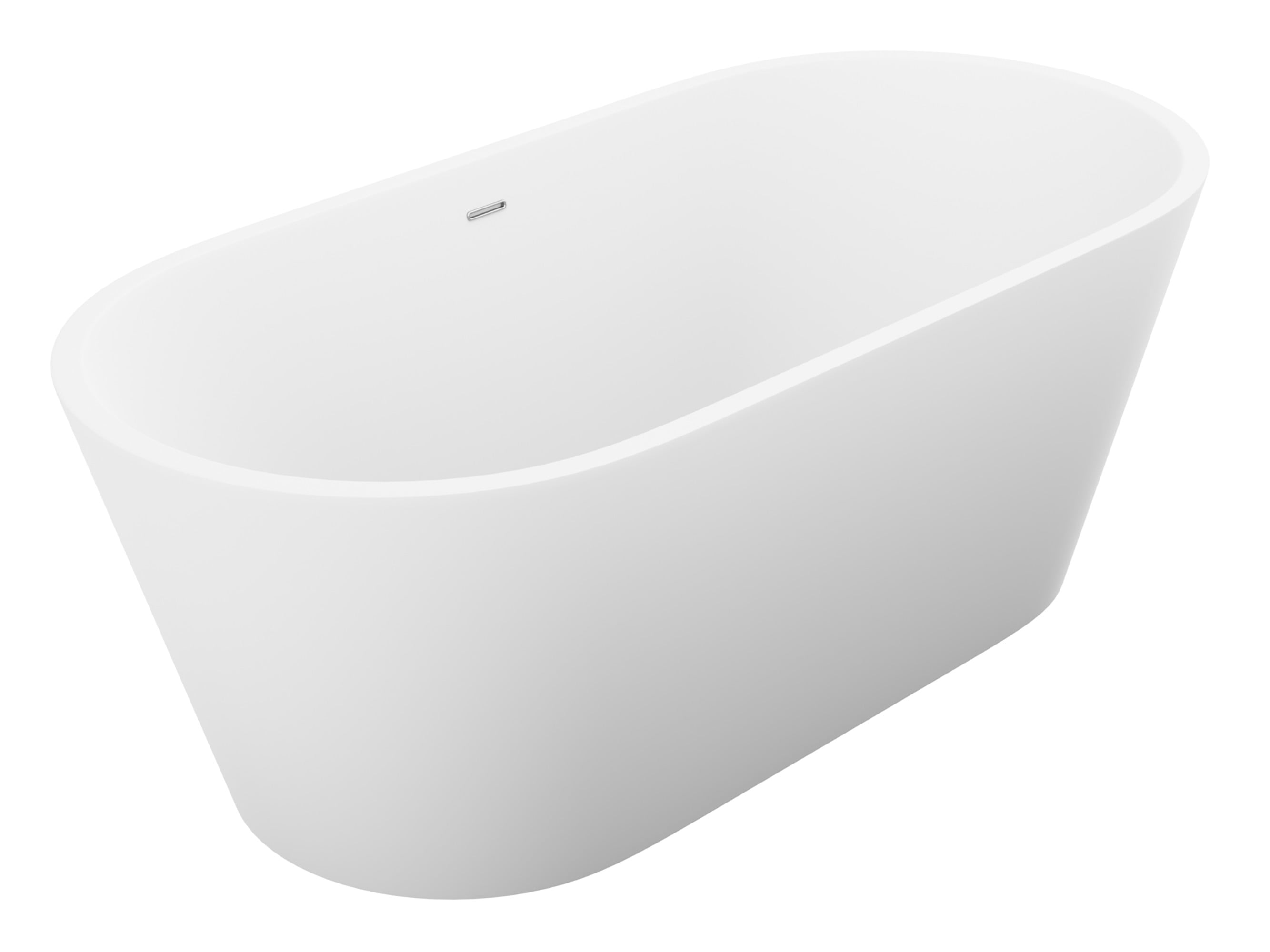 Anzzi FT-AZ503 Rossetto 66-13/16" Stone Composite Free Standing Soaking