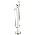 thumbnail image 1 of Anzzi Havasu 2-Handle Clawfoot Tub Faucet with Hand Shower in Nickel, 1 of 2