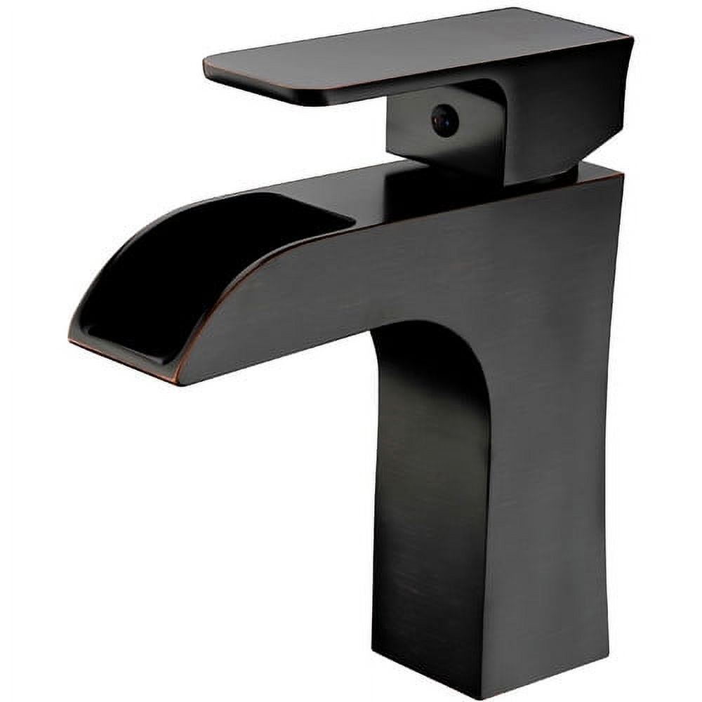 Oil Rubbed Bronze Single-Handle Bathroom Faucet