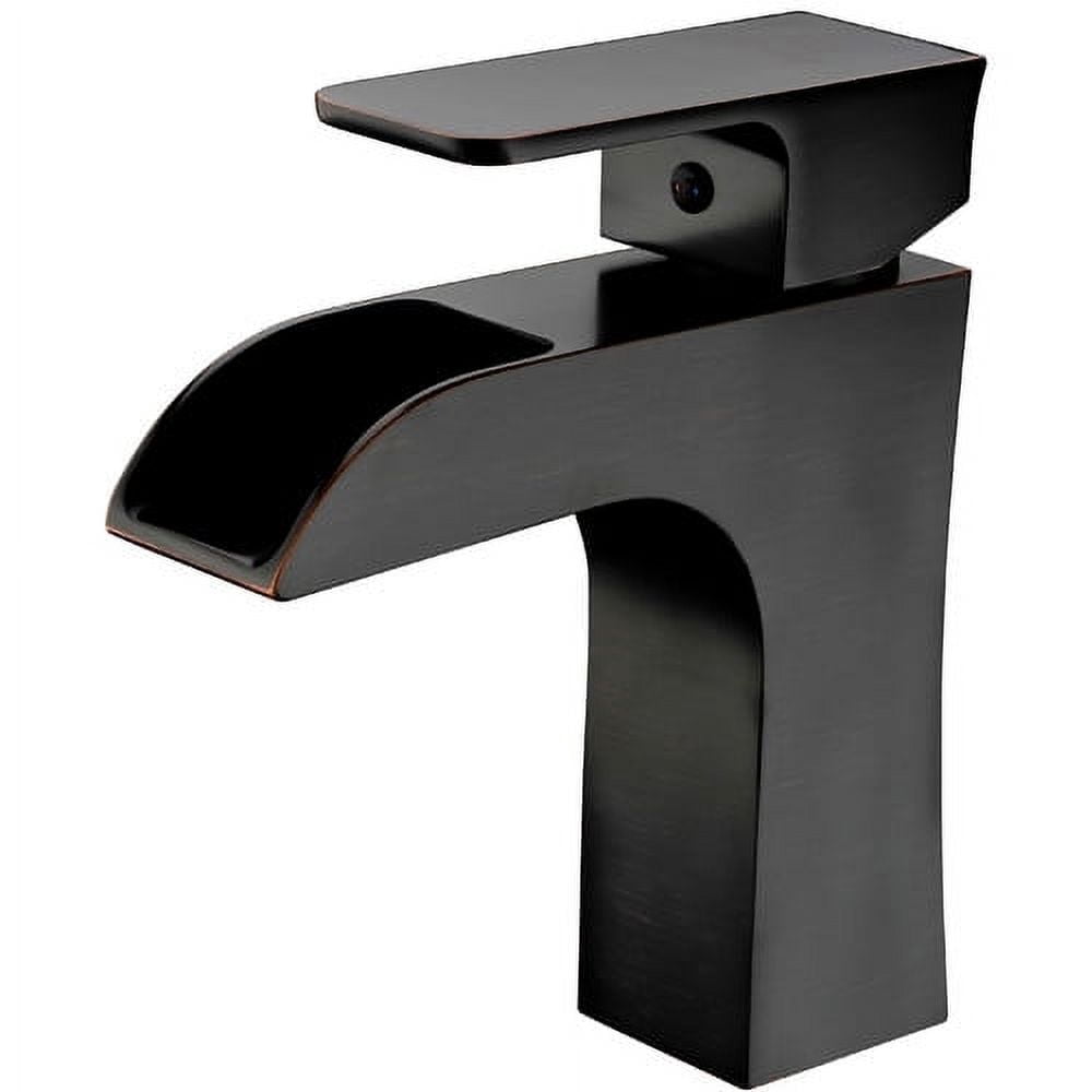 Anzzi L-AZ019ORB forza Series Single Handle Bathroom Sink Faucet in Oil Rubbed Bronze