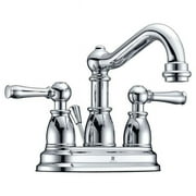 Anzzi L-AZ033 Edge 2-Handle Bathroom Sink Faucet in Polished Chrome