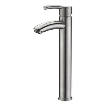 Anzzi L-AZ079BN Quartet Single Hole Single-Handle Bathroom Faucet in Brushed Nickel