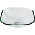 thumbnail image 1 of Anzzi LS-AZ074 Cadenza Series Deco-Glass Vessel Sink in Lustrous Clear Finish, 1 of 5