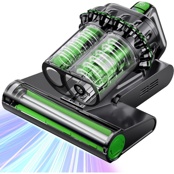 Maircle Mattress Vacuum Cleaner with UV Light, 16Kpa Ultrasonic Bed Vacuum with LED Display, Multiple Filtration Handheld Vacuum for Bed, Couch