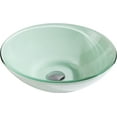 thumbnail image 1 of Anzzi Ls-Az083 Sonata 15-7/8" Glass Vessel Bathroom Sink - Green, 1 of 3